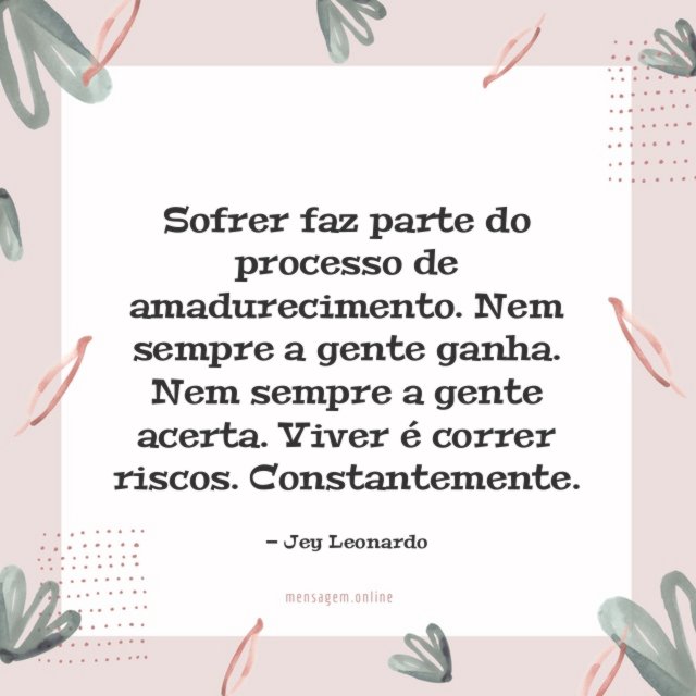 Processo de amadurecimento