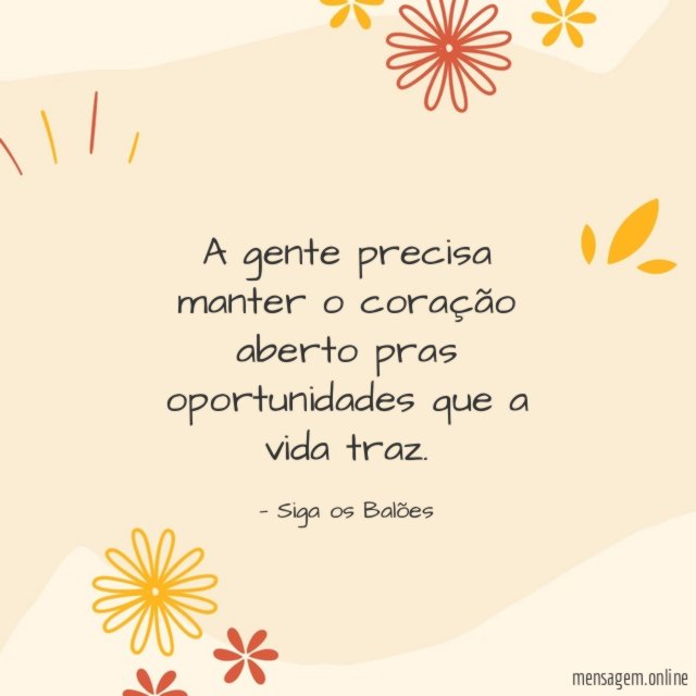 A gente precisa manter