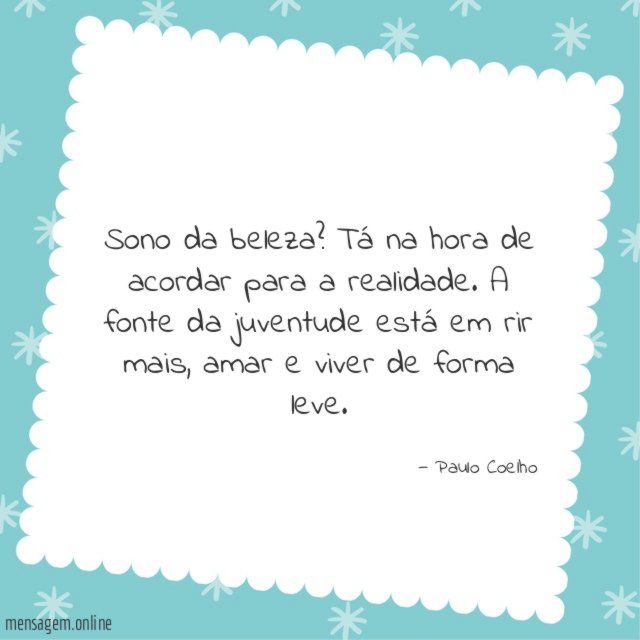 Sono da beleza?