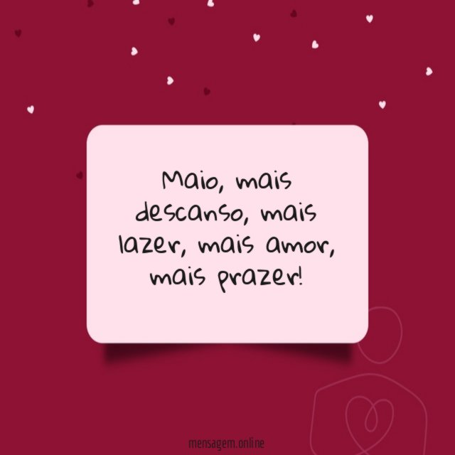 Mais descanso