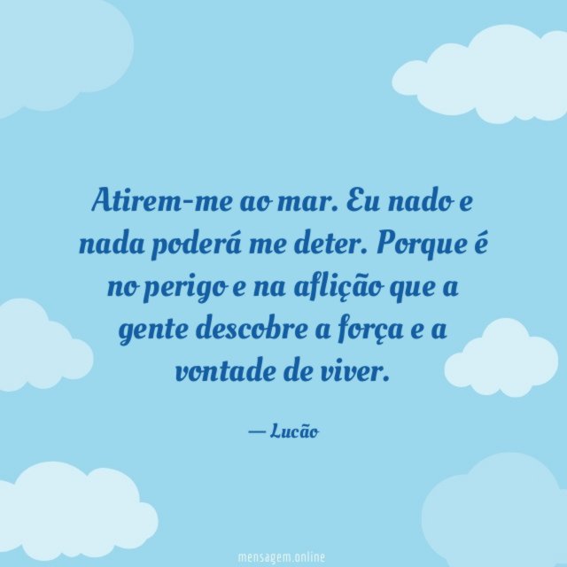 Atirem-me ao mar