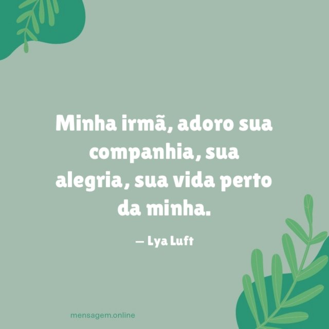 Adoro sua companhia