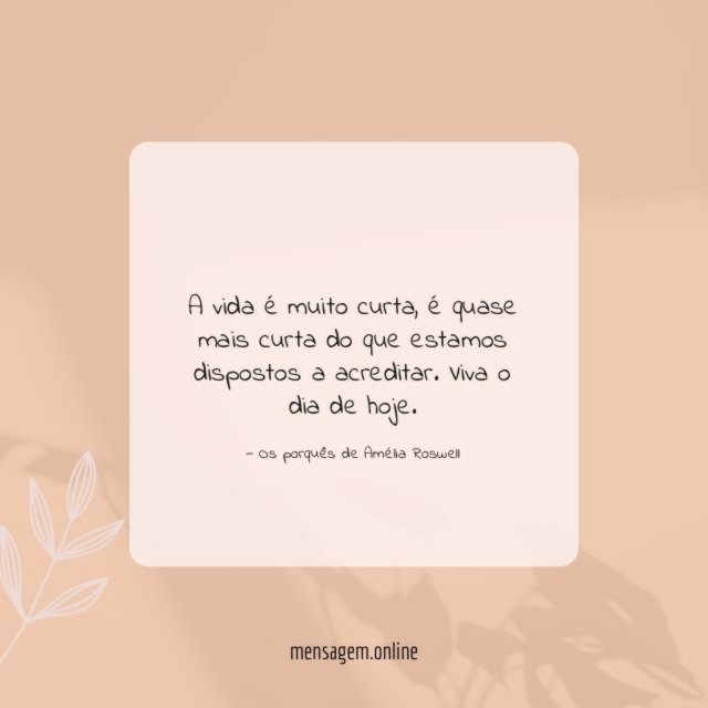 Estamos dispostos a acreditar