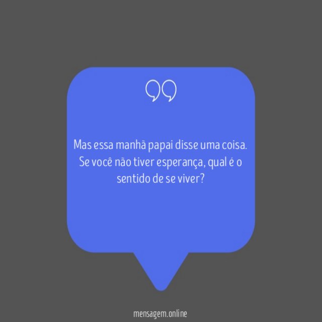 Mas essa manhã