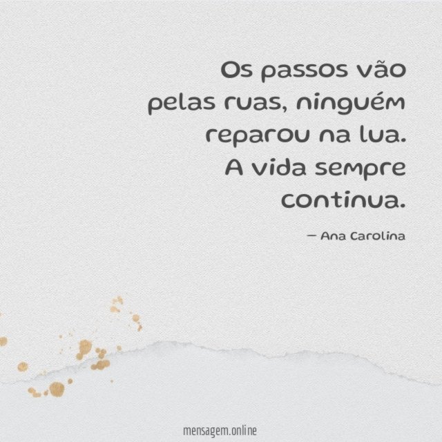 Os passos vão pelas ruas