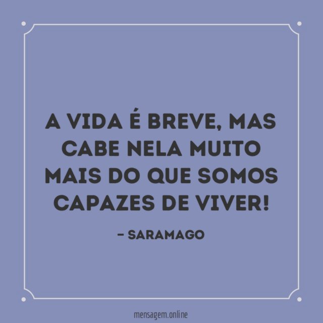 Capazes de viver!