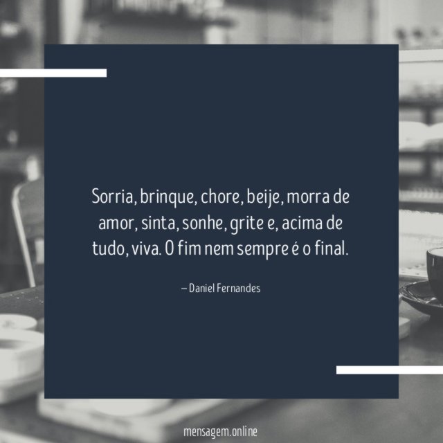O fim nem sempre é o final