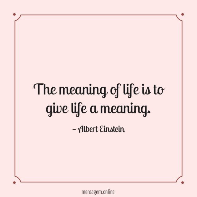 The meaning of