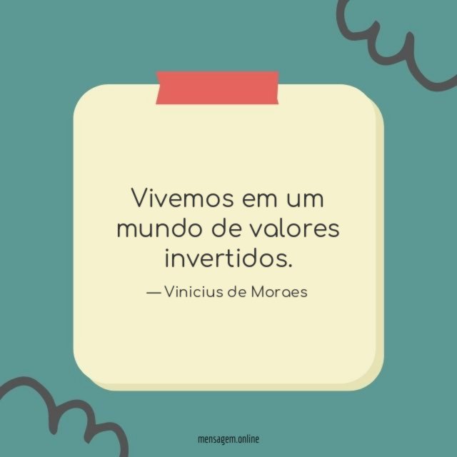 Vivemos em um mundo