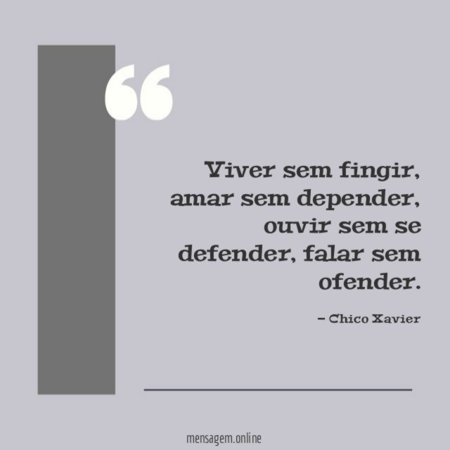 Viver sem fingir