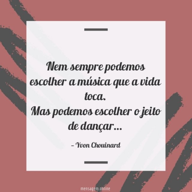 Nem sempre podemos