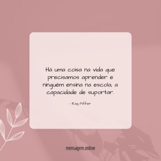 Há uma coisa na vida