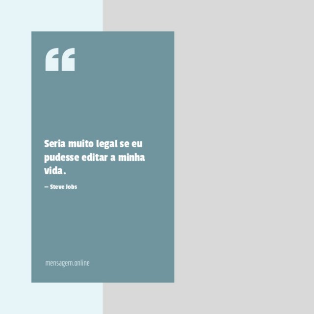 Seria muito legal