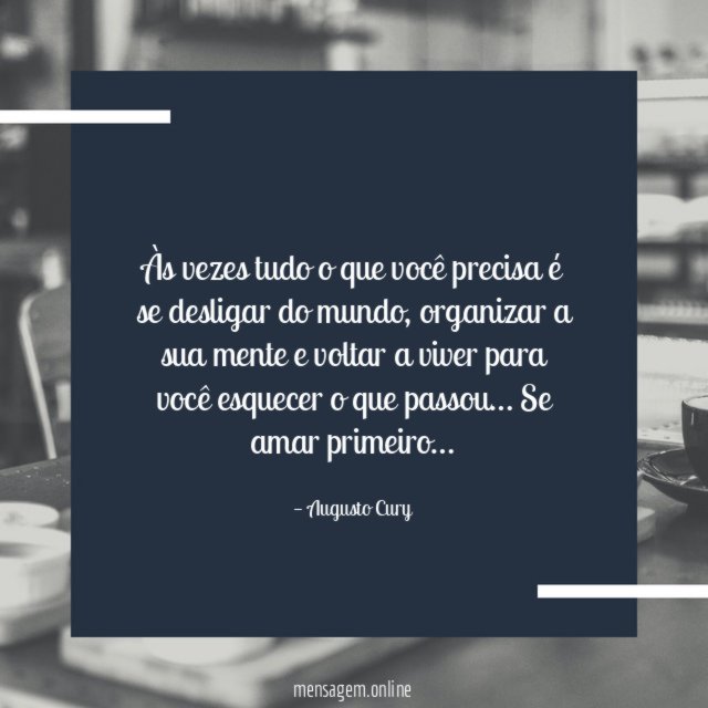 Se amar primeiro