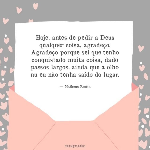 Antes de pedir a Deus
