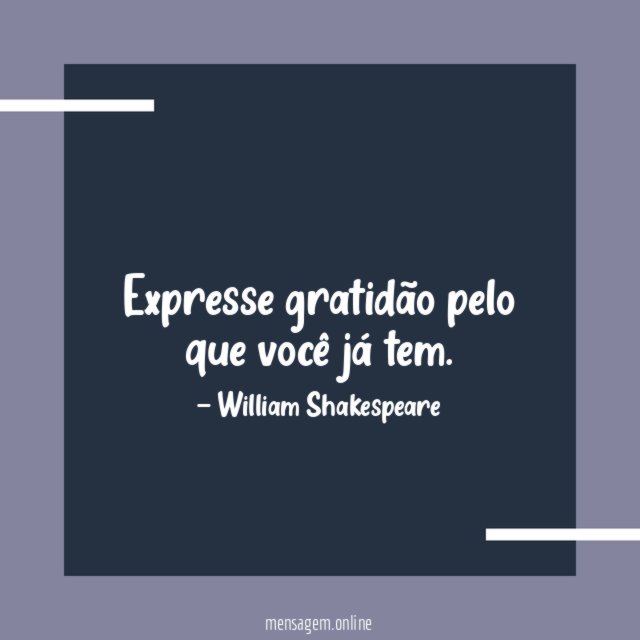 Expresse gratidão pelo