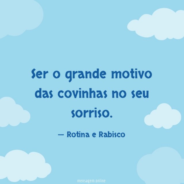Ser o grande motivo