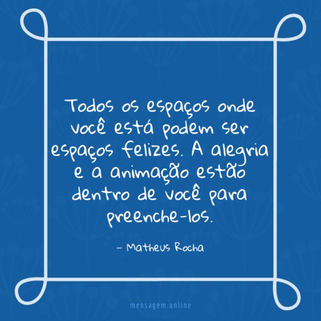 Todos os espaços