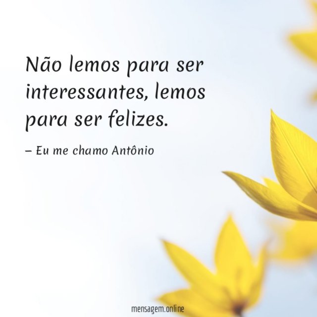Não lemos para