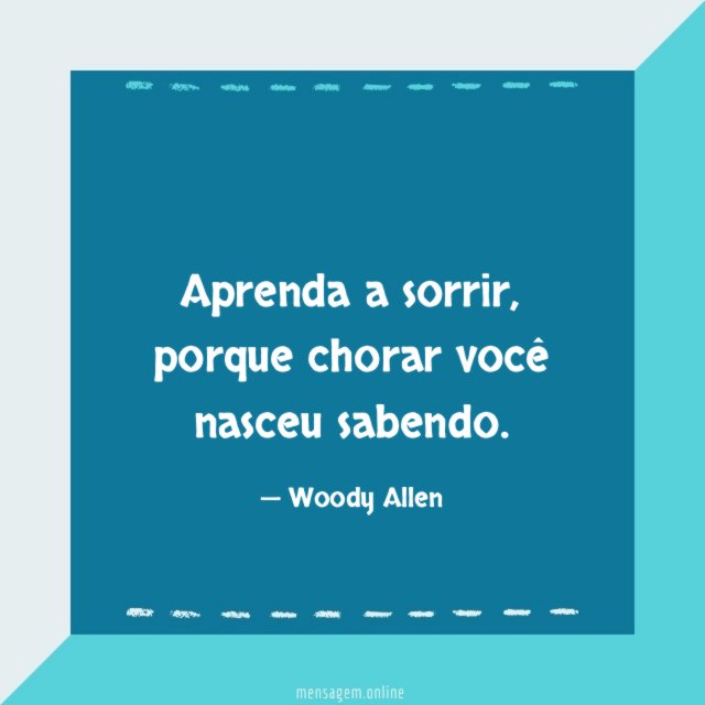 Você nasceu sabendo