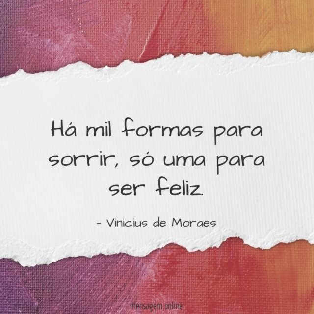 Há mil formas para sorrir