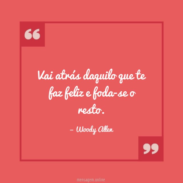 Vai atrás daquilo que
