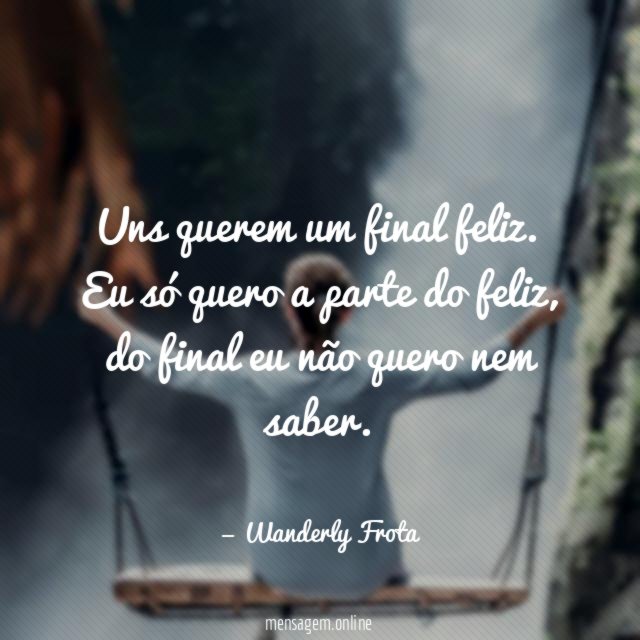 Uns querem um final feliz