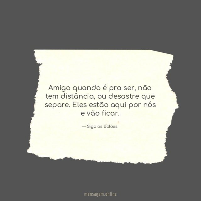 Eles estão aqui por nós