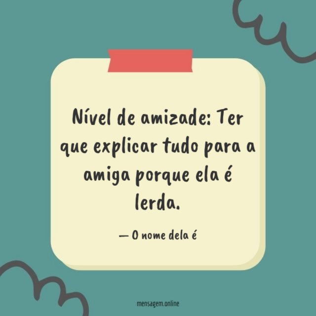 Porque ela é lerda