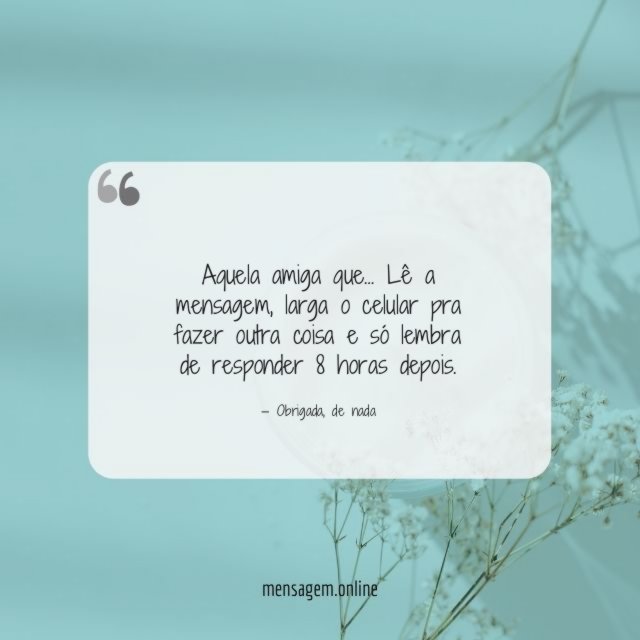 Lê a mensagem