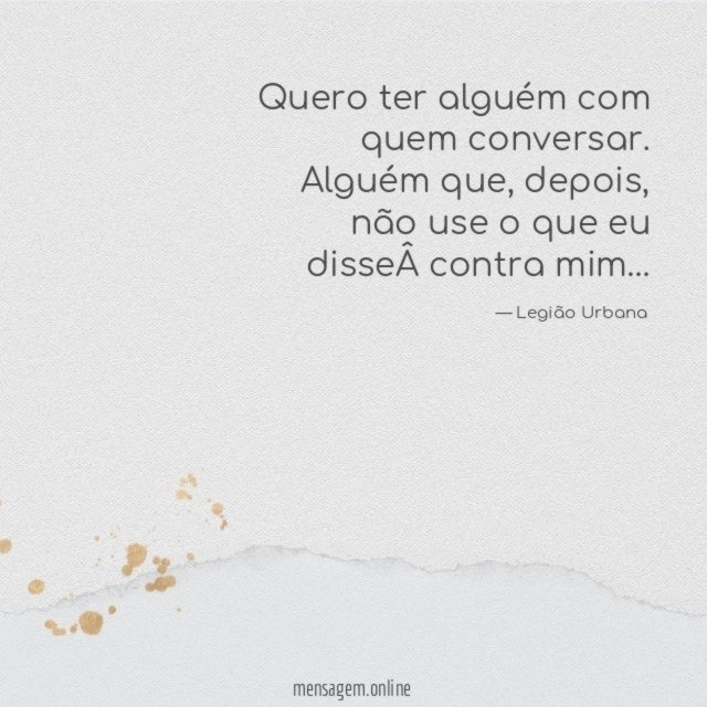 Quero ter alguém