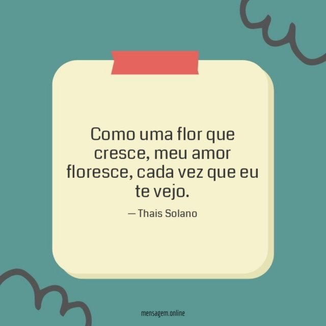 Como uma flor que cresce