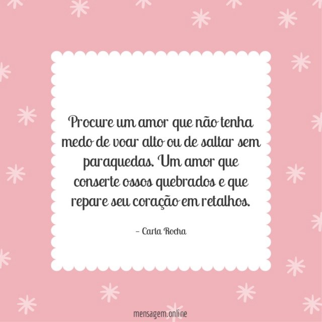 Não tenha medo de voar alto