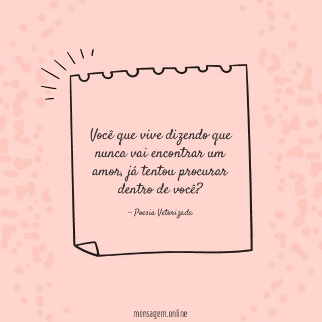 Procurar dentro de você