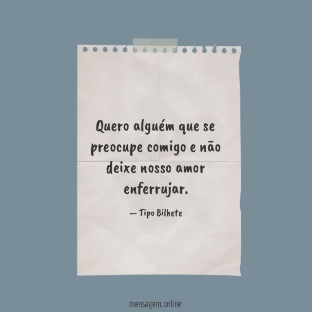 Amor enferrujar