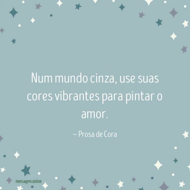 Use suas cores vibrantes