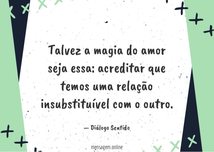 Talvez a magia do amor