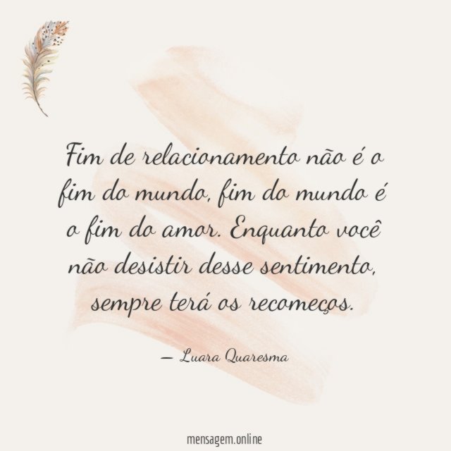 Fim de relacionamento
