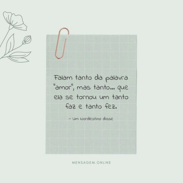 Um tanto faz e tanto fez
