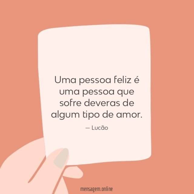 De algum tipo de amor
