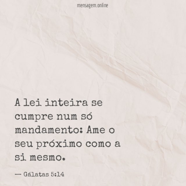 A lei inteira se cumpre