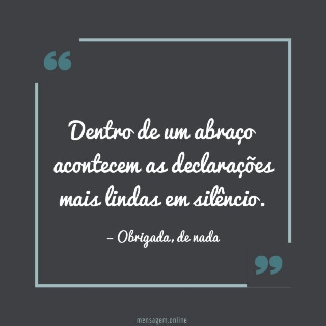 As declarações mais lindas