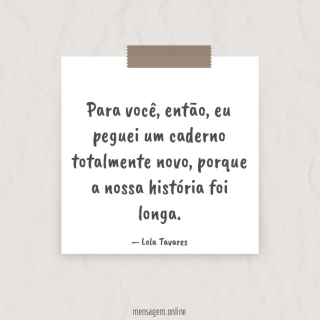 Um caderno totalmente novo