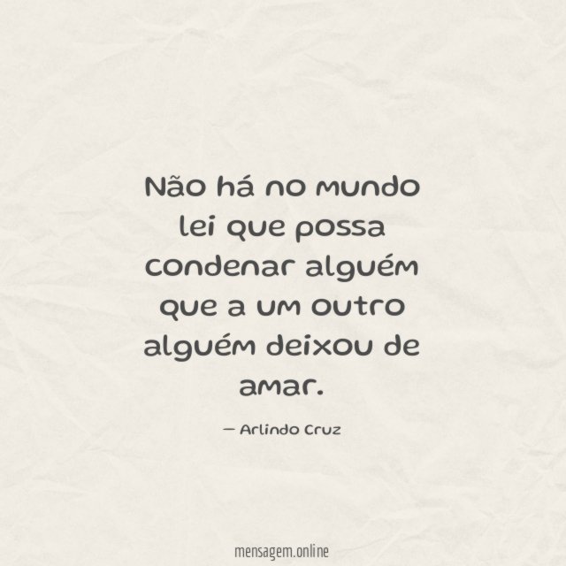 Não há no mundo lei
