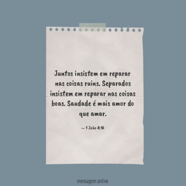 Juntos insistem em reparar