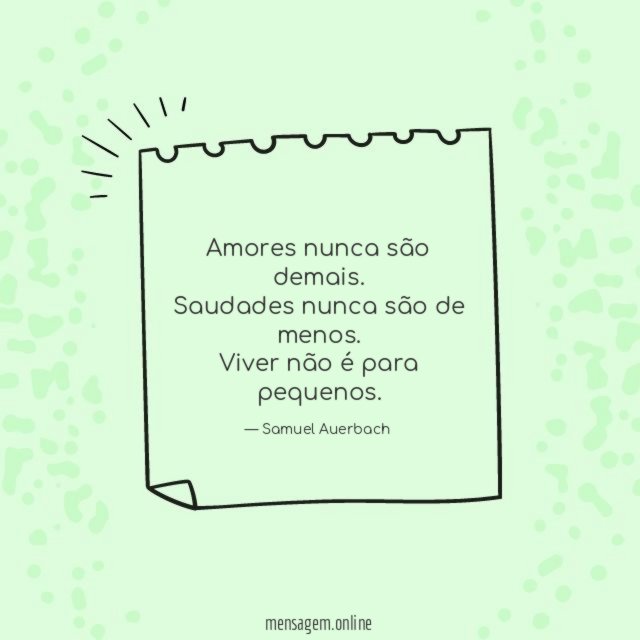 Amores nunca são demais