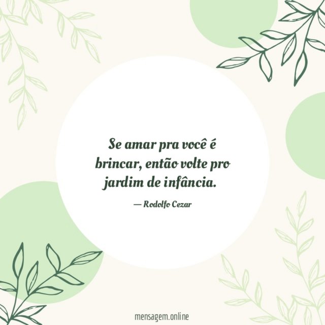 Volte pro jardim de infância