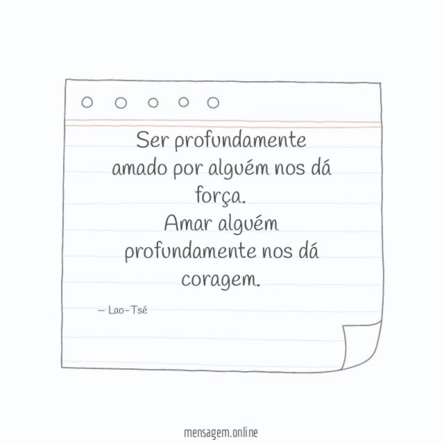 Ser profundamente amado