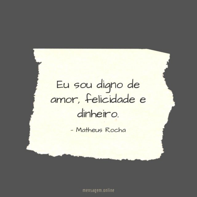 Eu sou digno de amor