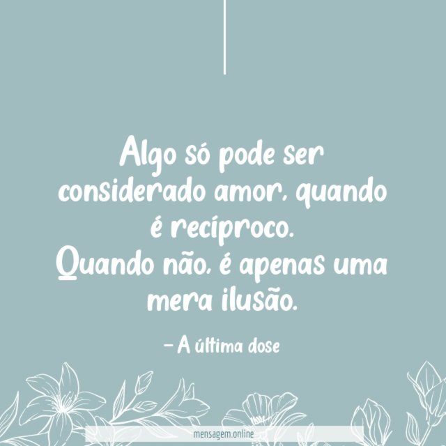 Algo só pode ser considerado